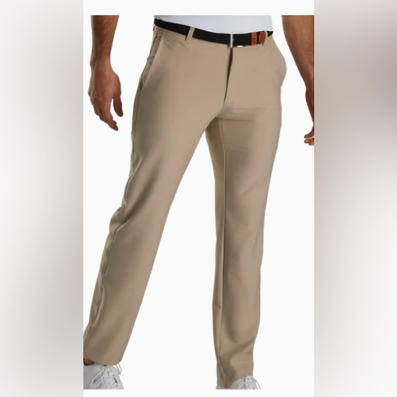 NWT FOOTJOY MENS TOUR KHAKI PANTS 34/30